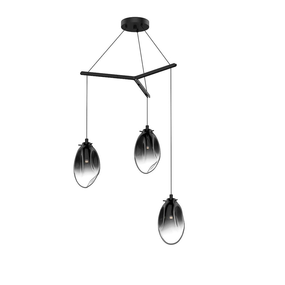 Liquid Pendant, Satin Black