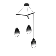Liquid Pendant, Satin Black