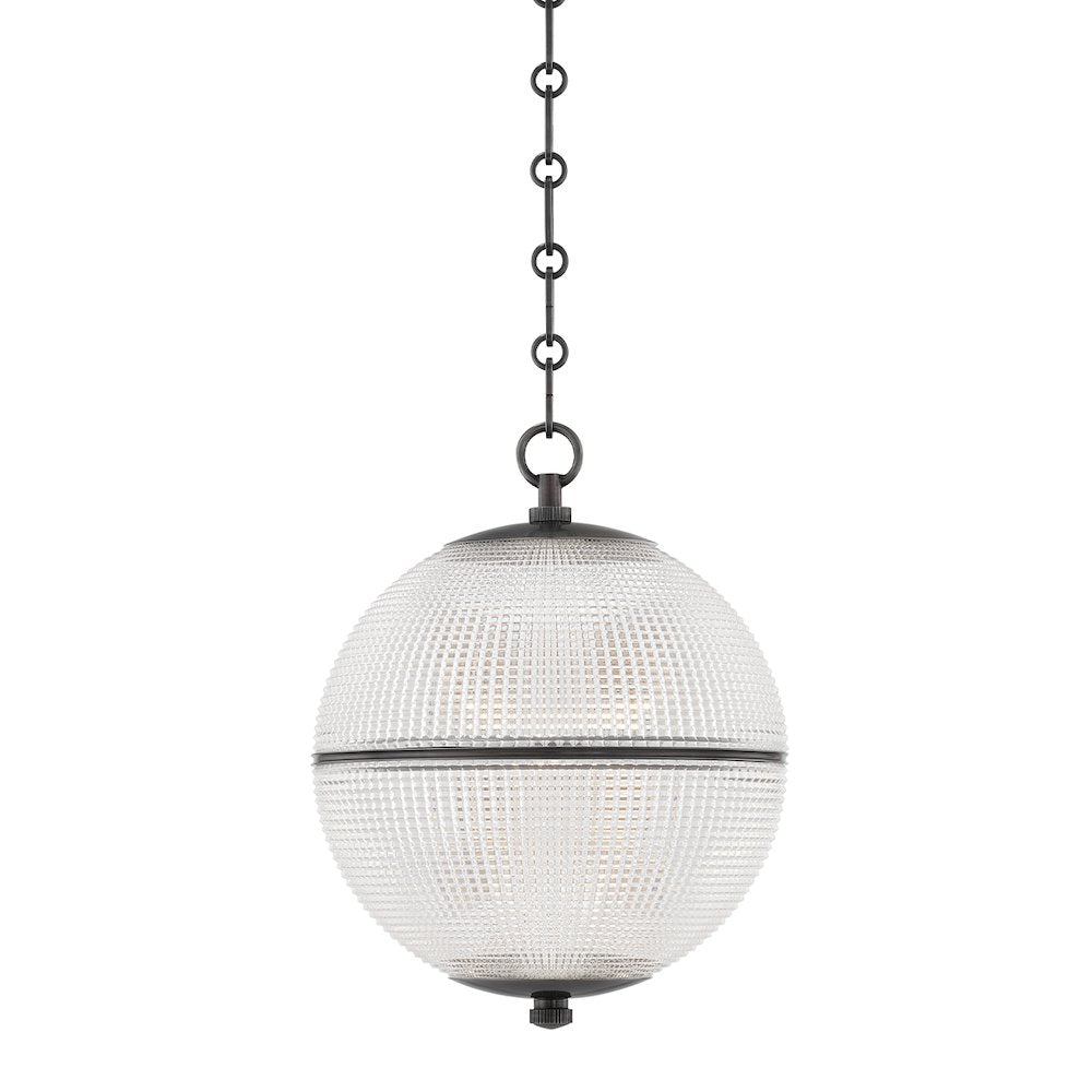 Sphere No. 3 Pendant, Distressed Bronze