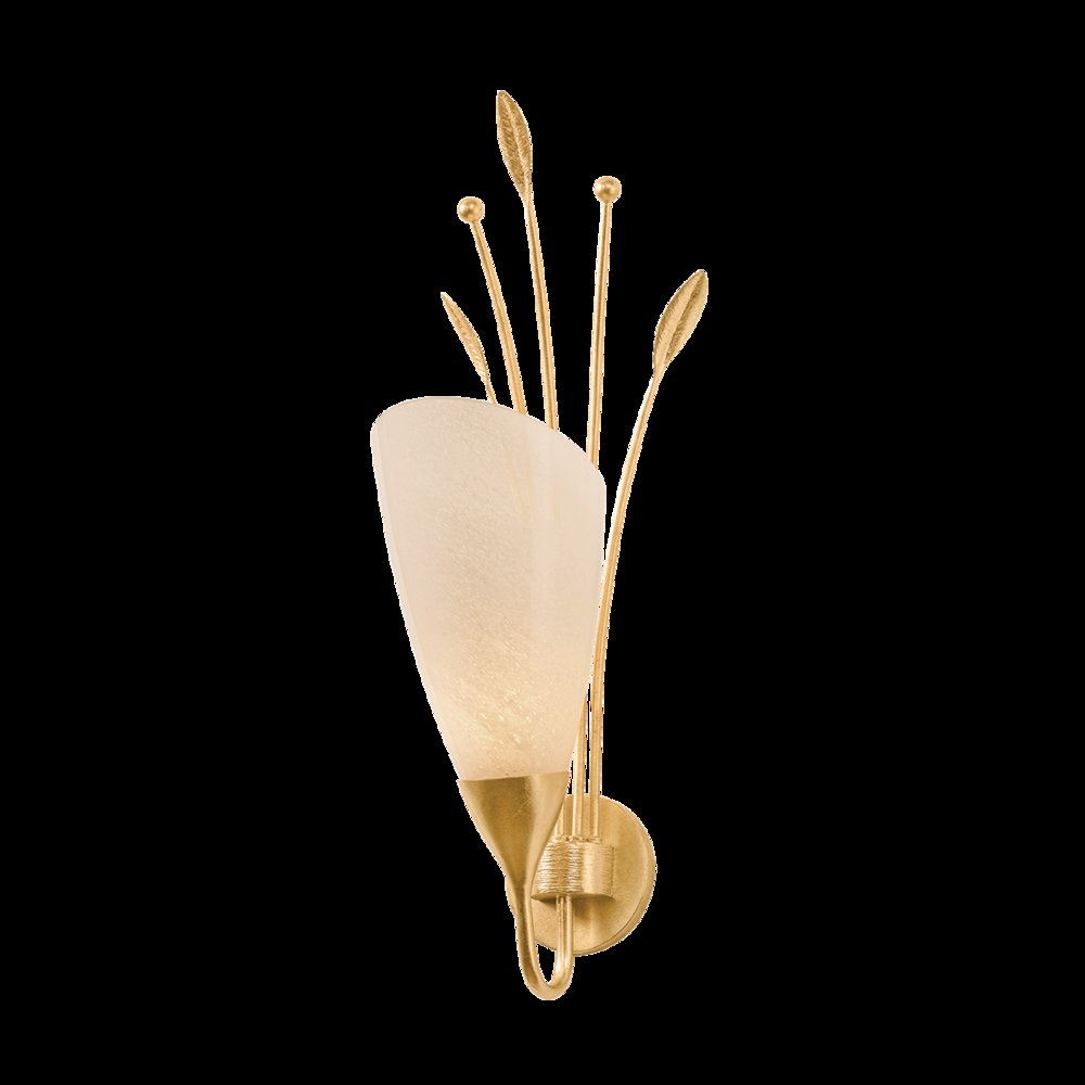 Forest Glen Wall Sconce, Vintage Gold Leaf