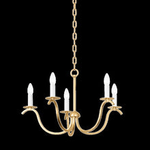 Jaclin Chandelier, Gold Leaf