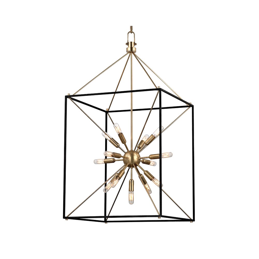Glendale Lantern, Aged Brass