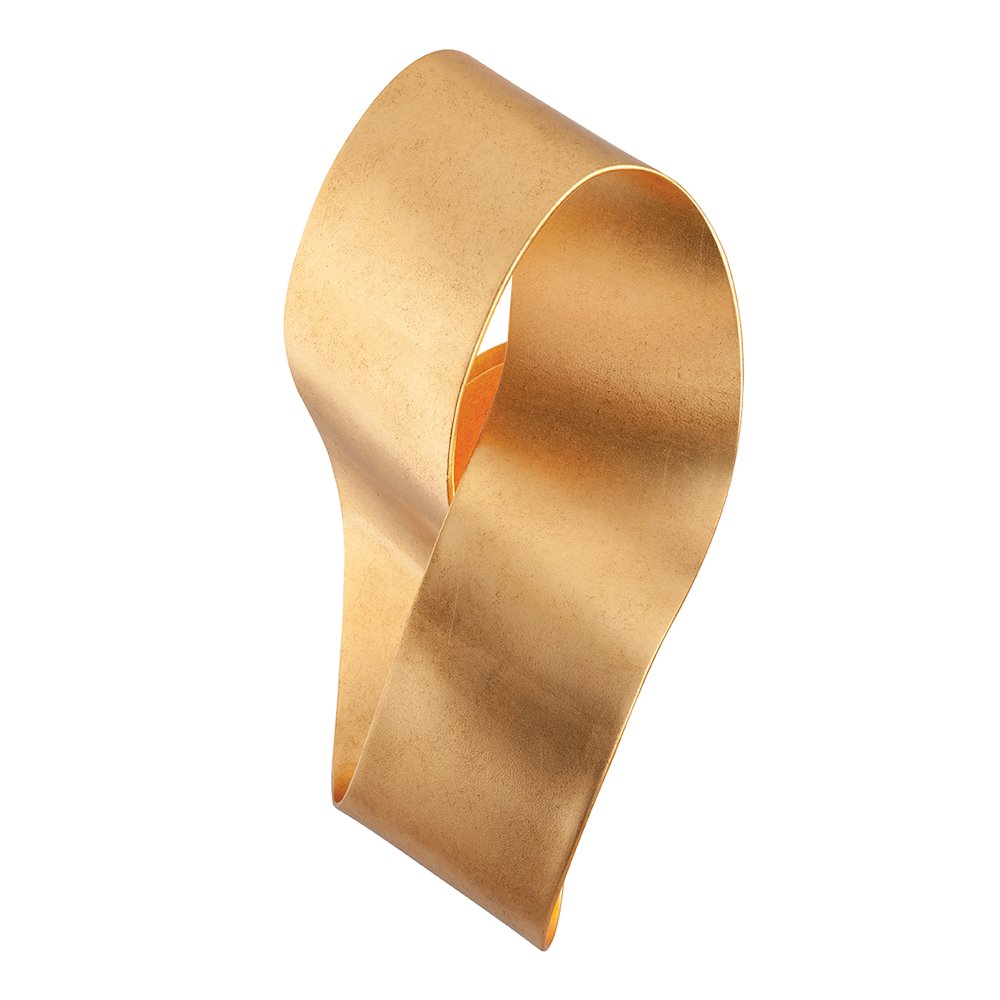 Lazlo Wall Sconce, Vintage Gold Leaf