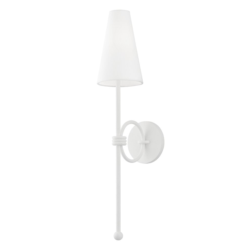 Magnus Wall Sconce, Texture White