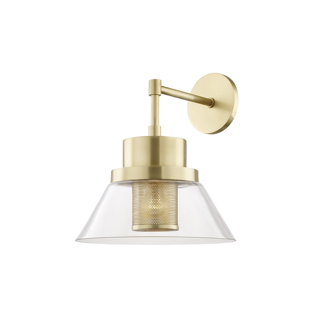 Paoli Wall Sconce, Aged Brass