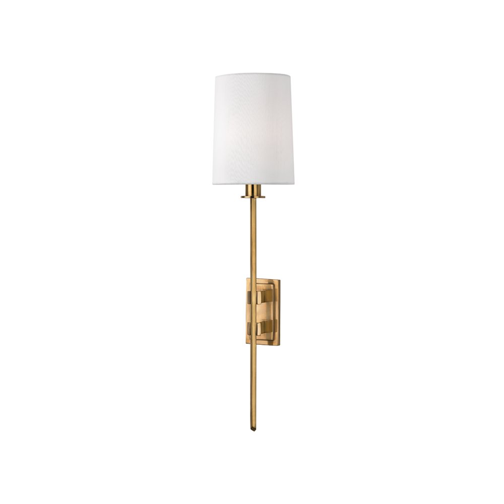 Fredonia Wall Sconce, Aged Brass