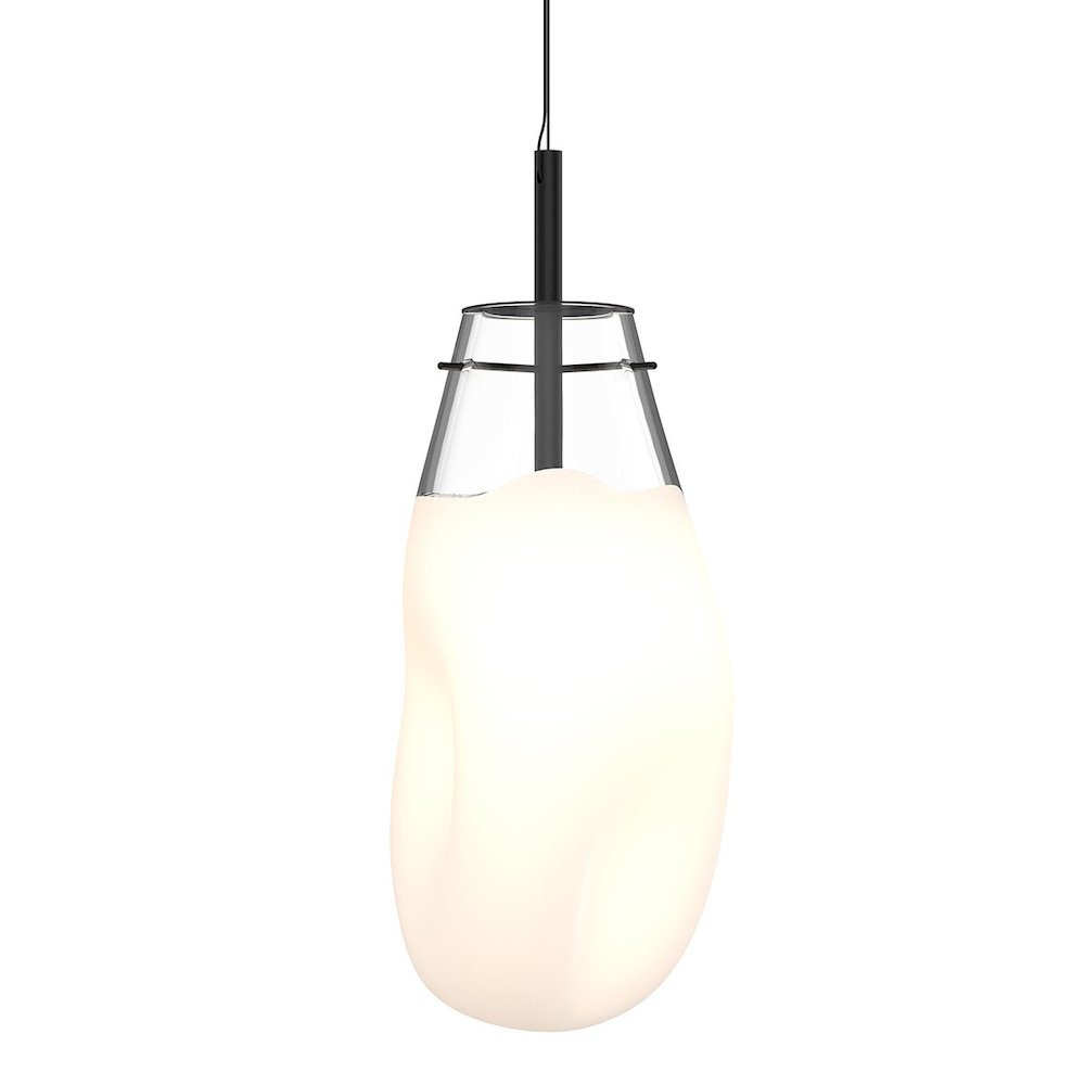 Liquid Pendant, Satin Black