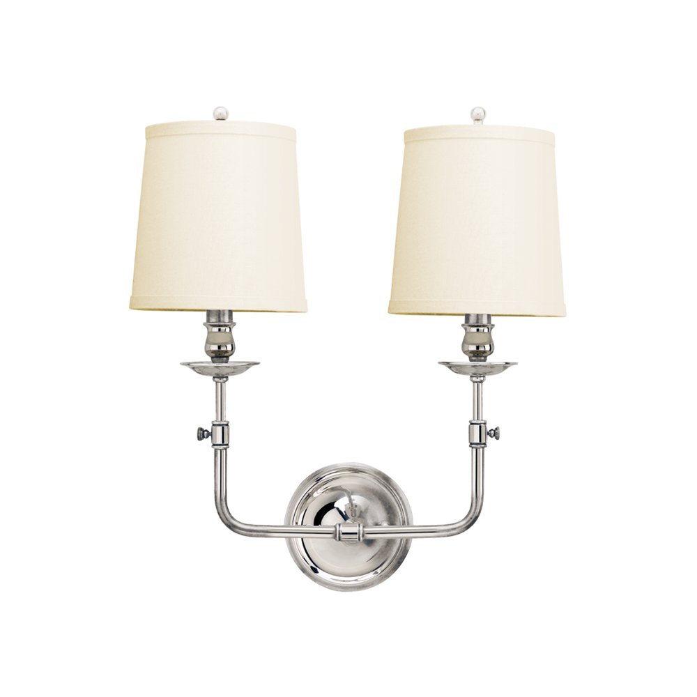 Logan Wall Sconce, Polished Nickel