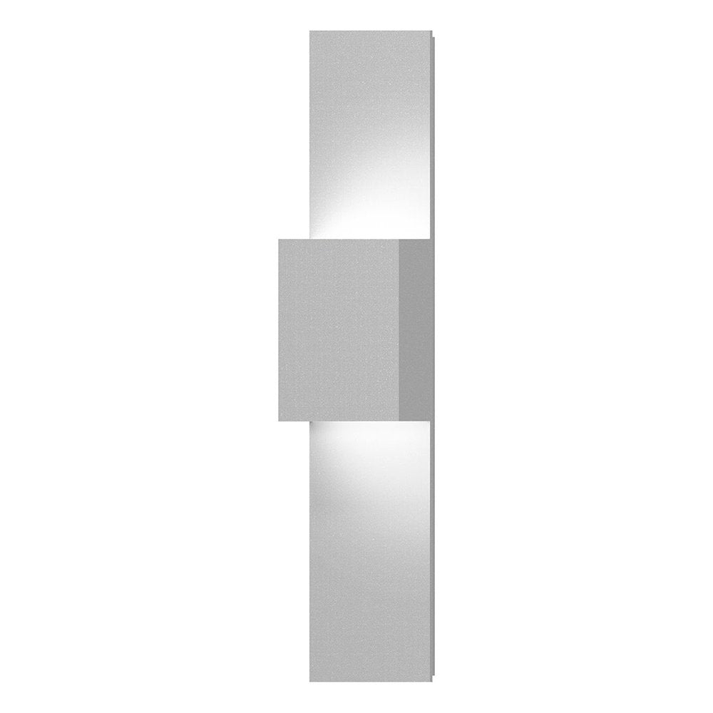 Flat Box Wall Sconce, Texture White