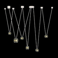 Yo Yo Pendant, Natural Anodized With Smoke Shade