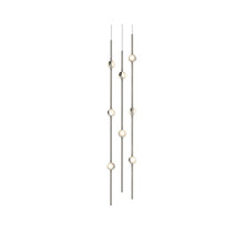 Constellation Chandelier, Satin Nickel
