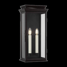 Louie Exterior Wall Sconce, Forged Iron