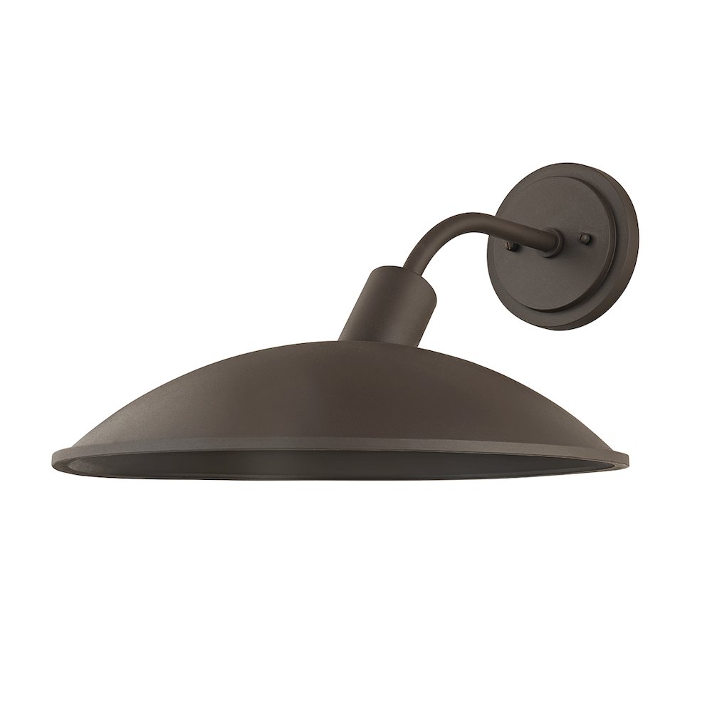 Otis Exterior Wall Sconce, Textured Bronze