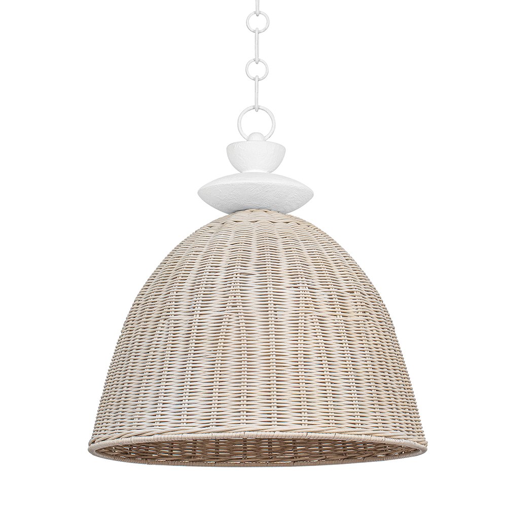 Kahn Pendant, Gesso White