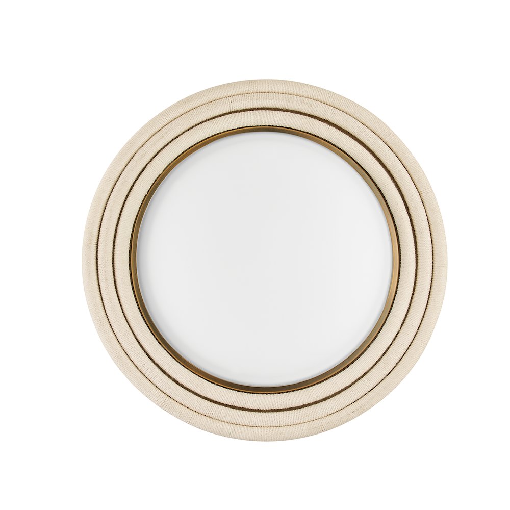 Zion Flush Mount, Patina Brass