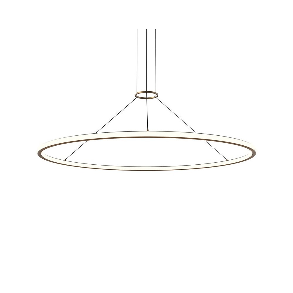 Luna Pendant, Brass