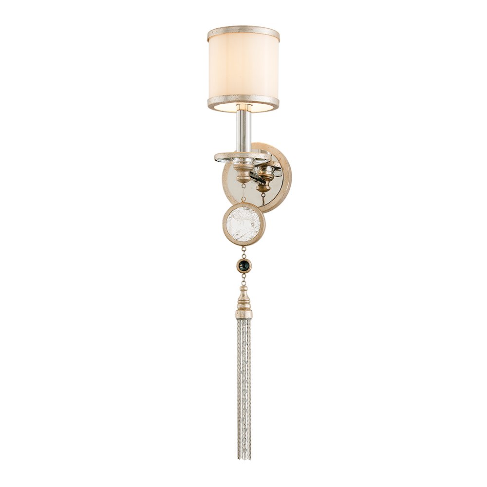 Bliss Wall Sconce, Warm Silver Leaf