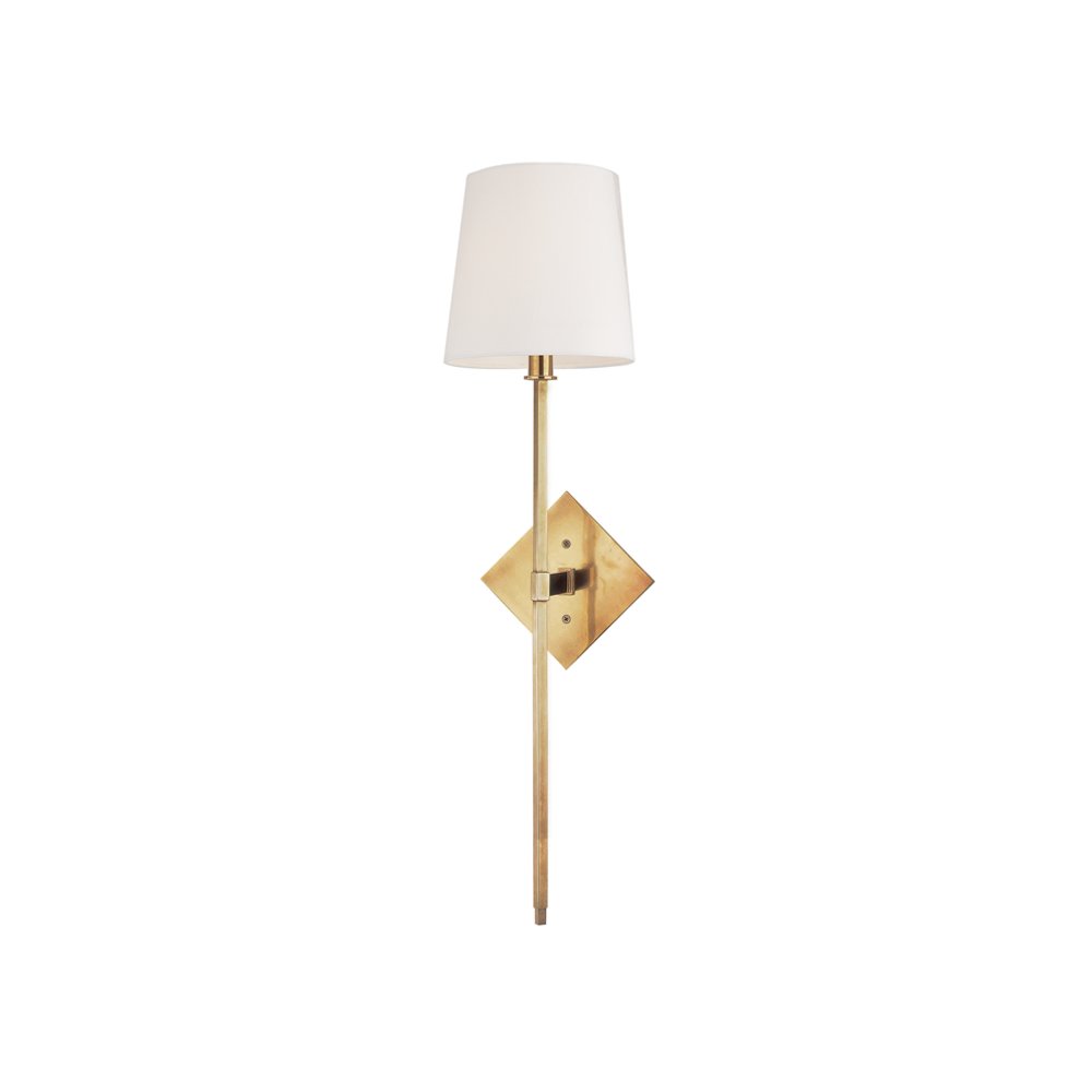 Cortland Wall Sconce, Aged Brass