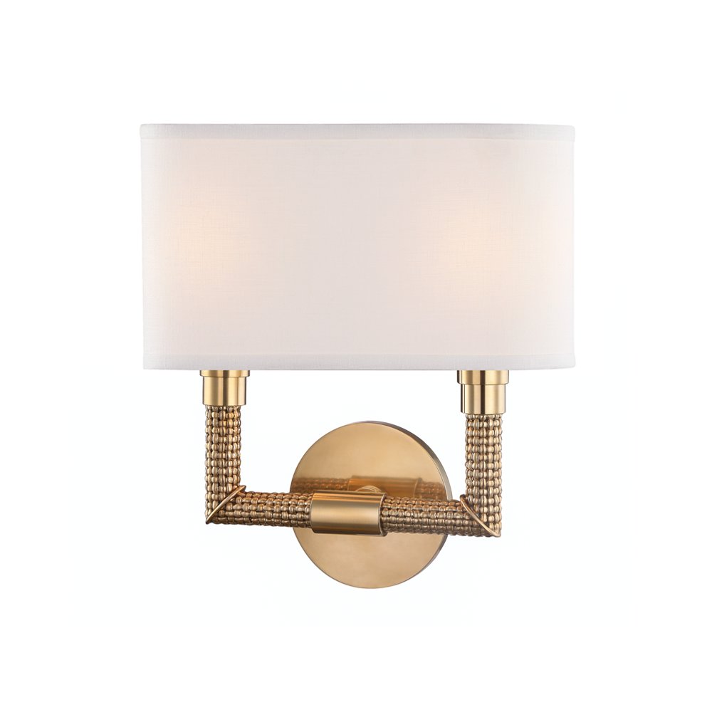 Dubois Wall Sconce, Aged Brass
