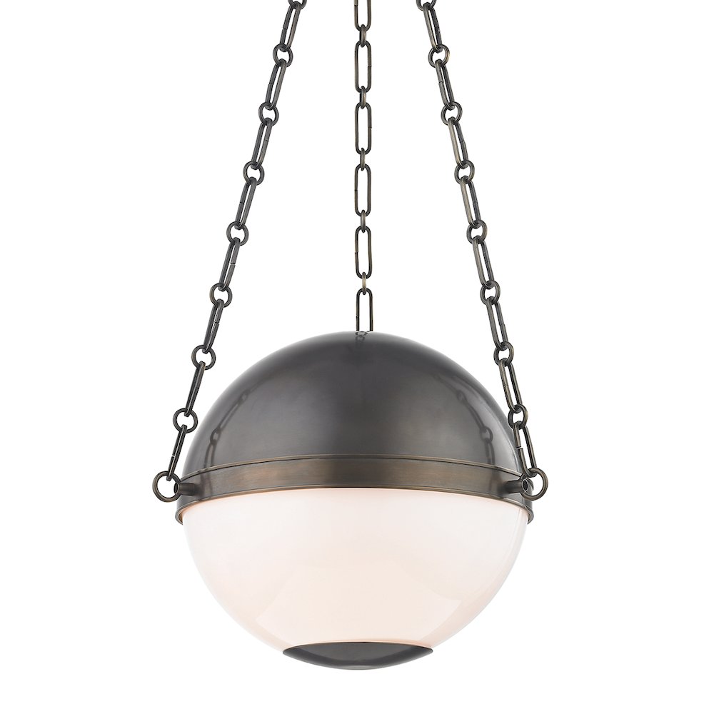 Sphere No.2 Pendant, Distressed Bronze