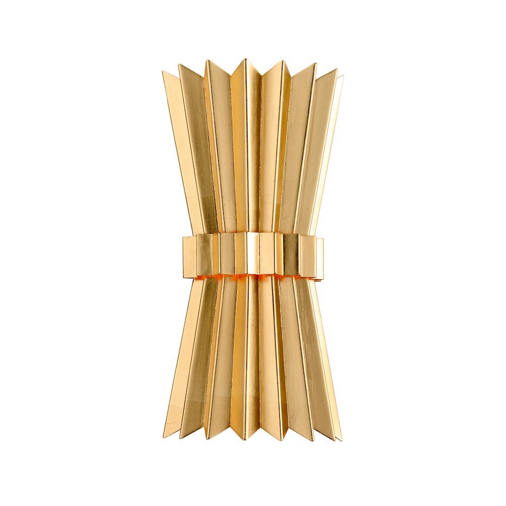 Moxy Wall Sconce, Gold Leaf