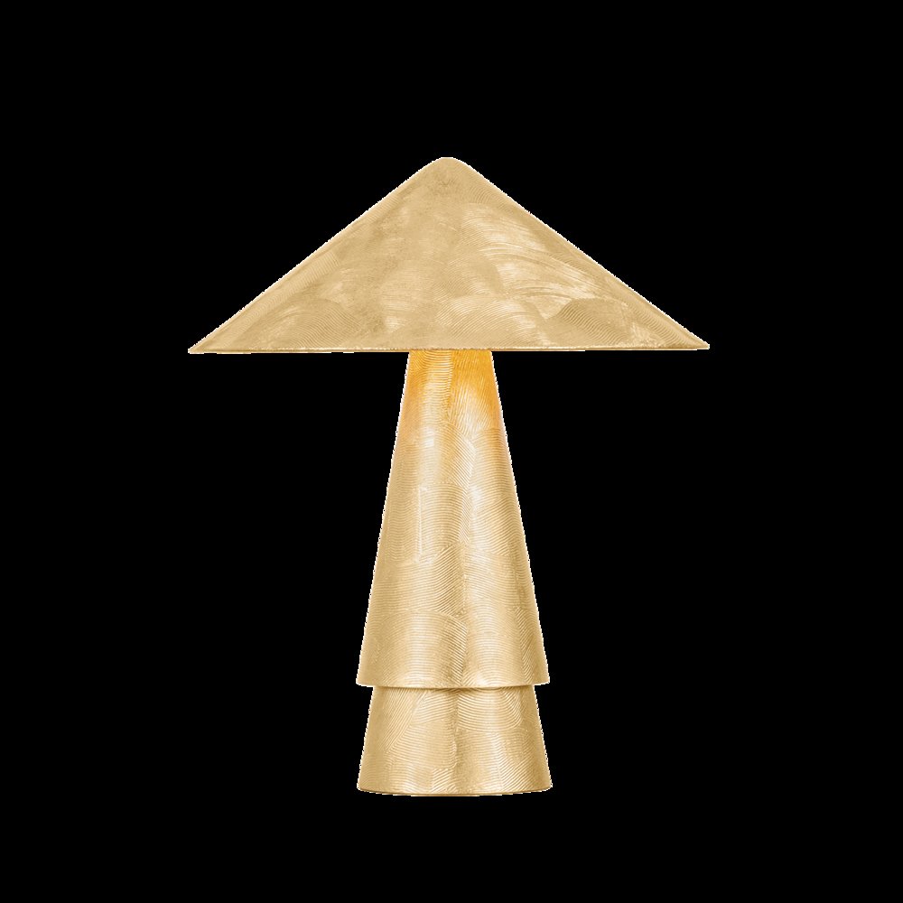 Foxton Table Lamp, Vintage Gold Leaf
