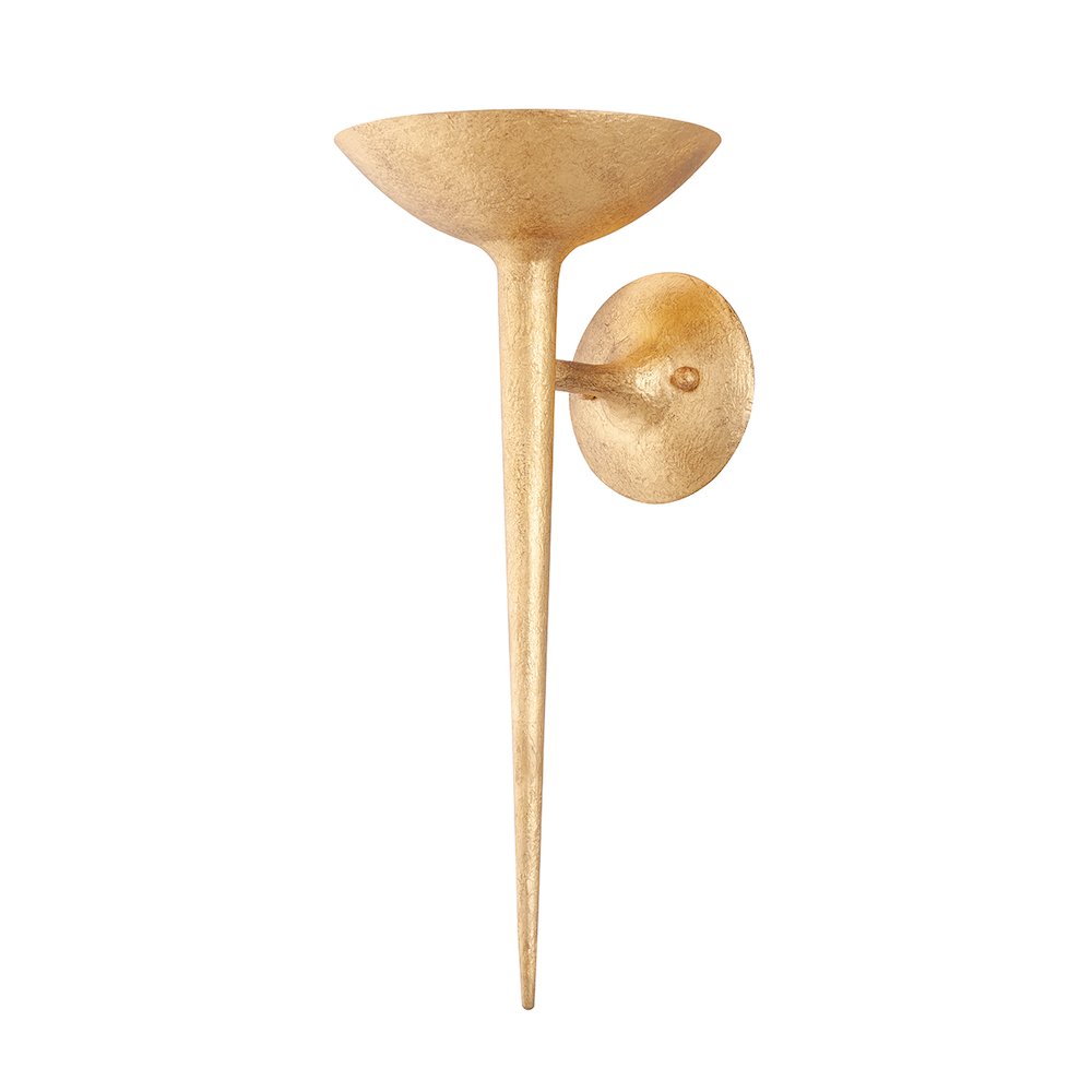 Cecilia Wall Sconce, Vintage Gold Leaf