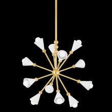 Hikari Chandelier, Aged Brass