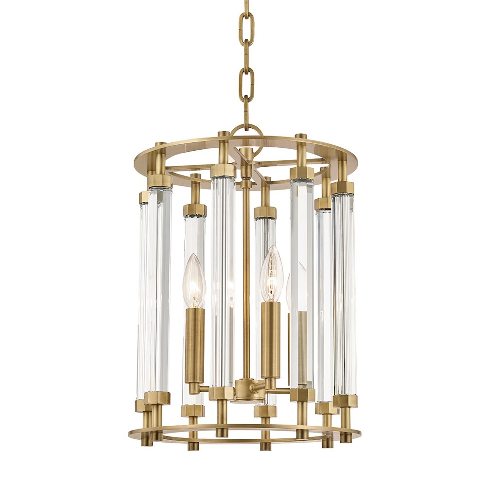 Haddon Lantern, Aged Brass
