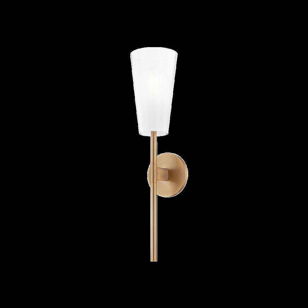 Camarillo Wall Sconce, Patina Brass