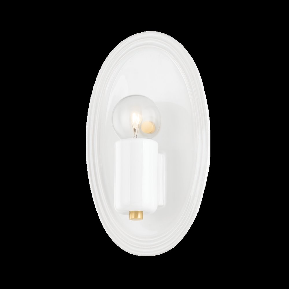Joyce Wall Sconce, Aged Brass