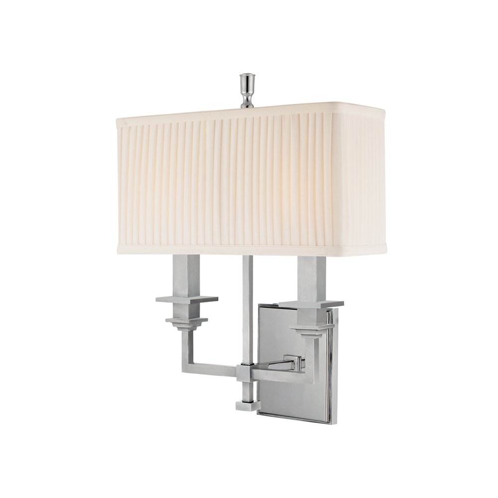 Berwick Wall Sconce, Polished Nickel