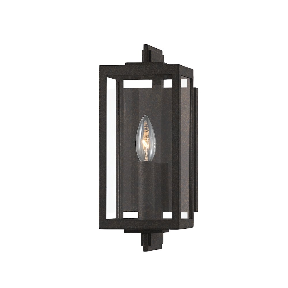 Nico Exterior Wall Sconce, French Iron