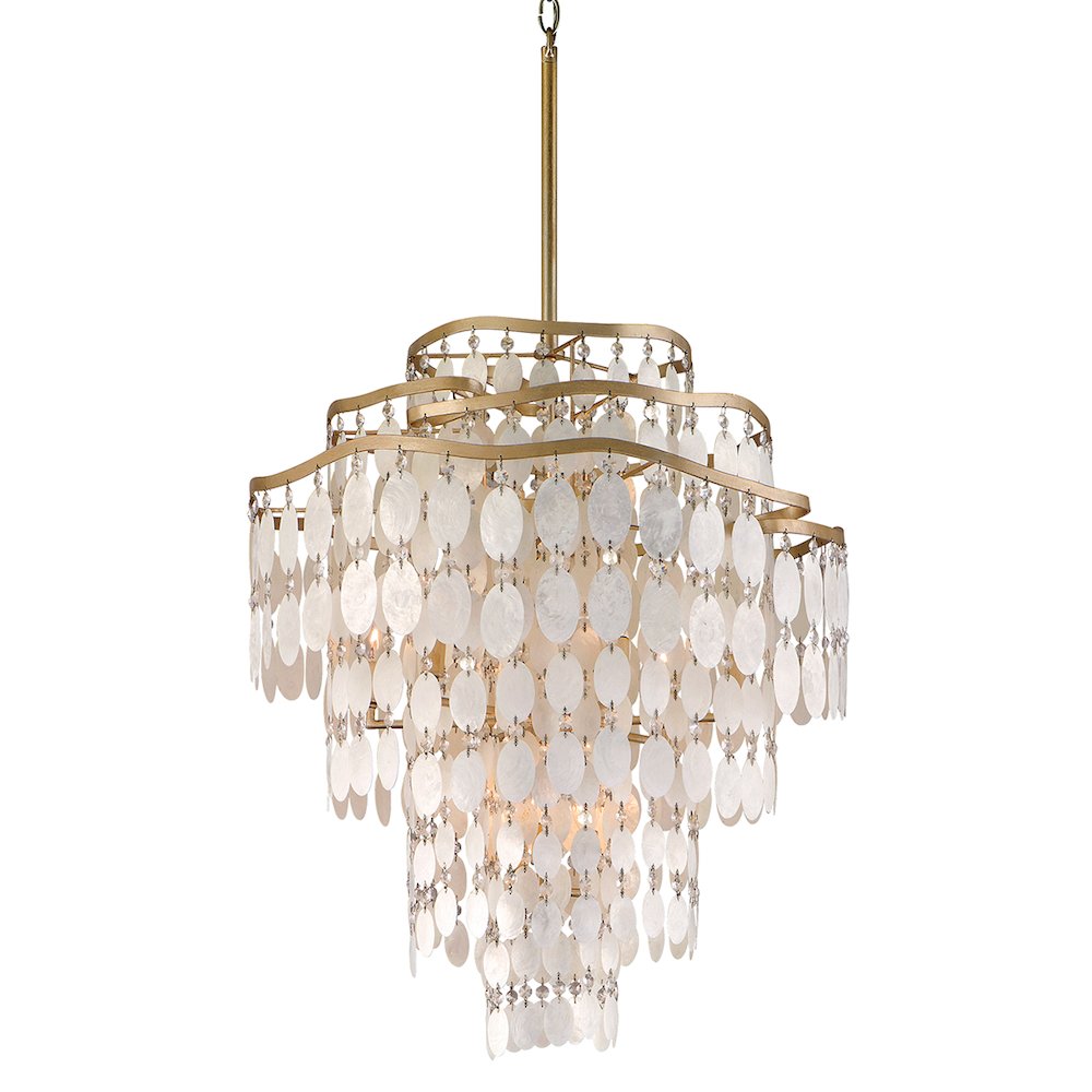Dolce Chandelier, Champagne Leaf