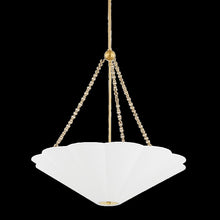 Alana Pendant, Aged Brass