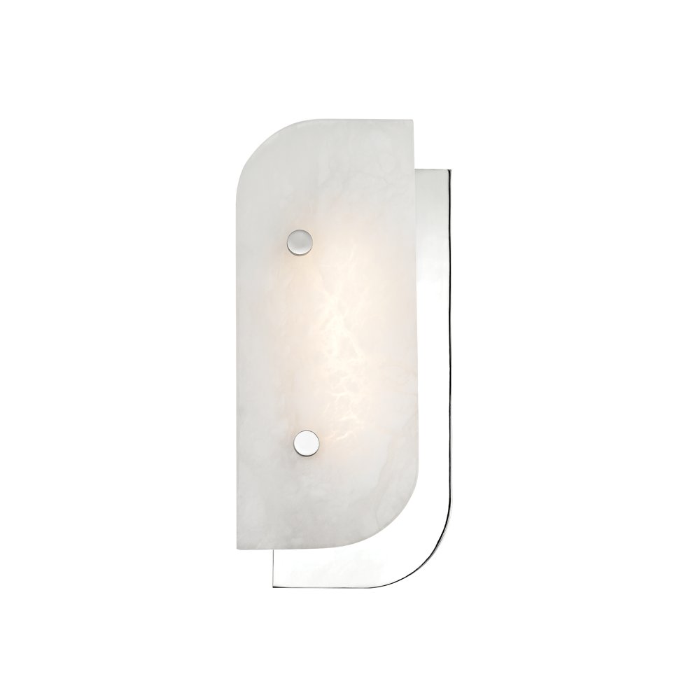 Yin & Yang Wall Sconce, Polished Nickel
