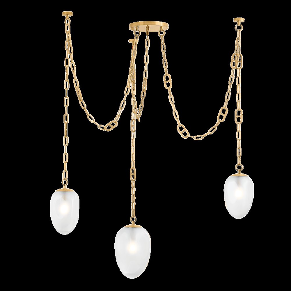 Daith Chandelier, Vintage Brass