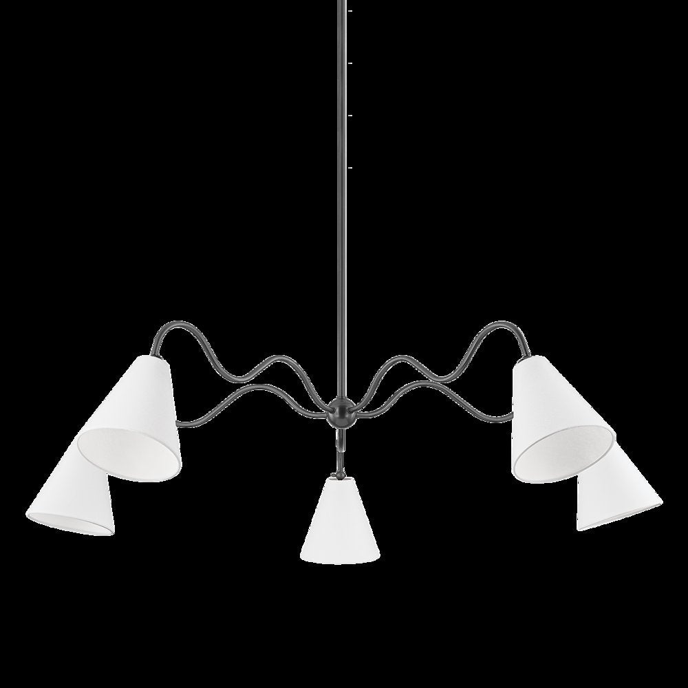 Onda Chandelier, Old Bronze