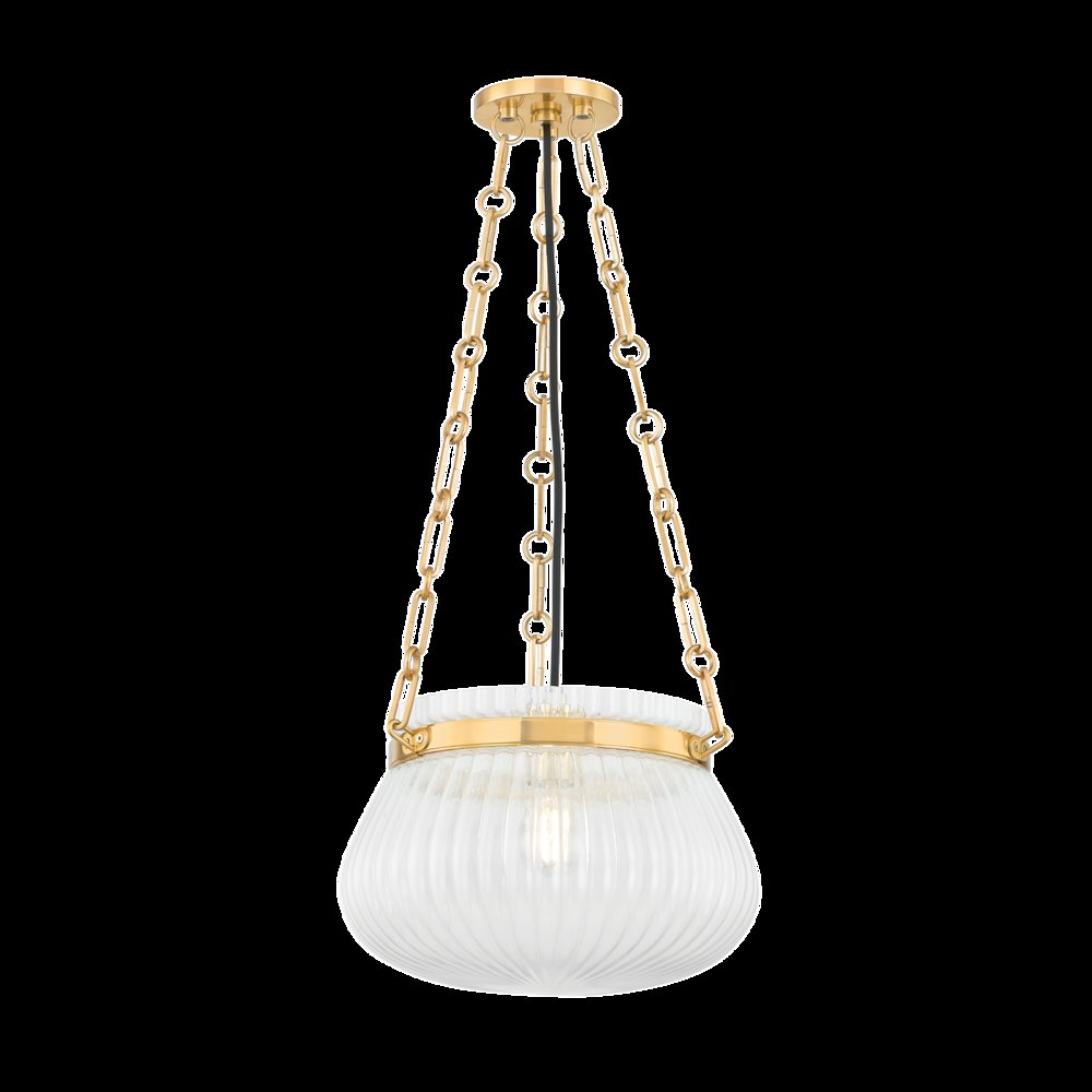 Granby Pendant, Aged Brass