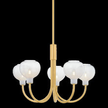 Estelle Chandelier, Aged Brass