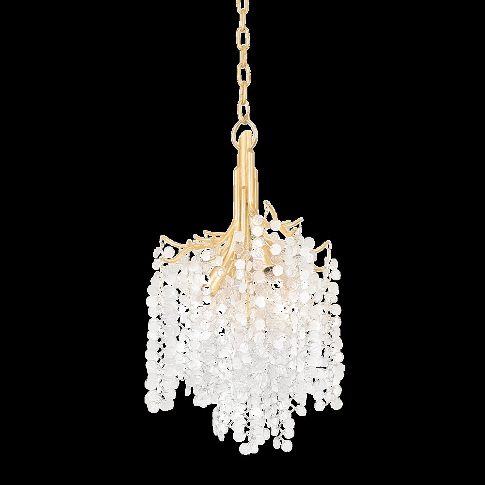 Genoa Chandelier, Gold Leaf