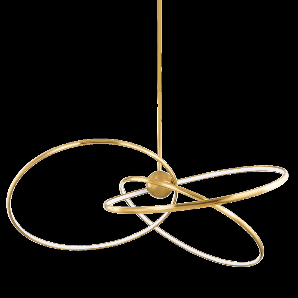 Alula Chandelier, Vintage Brass