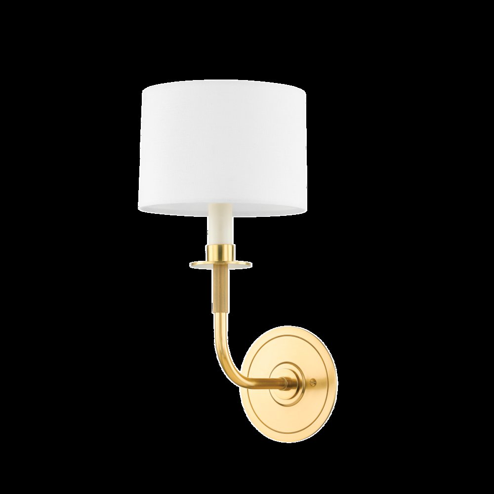 Paramus Wall Sconce, Aged Brass