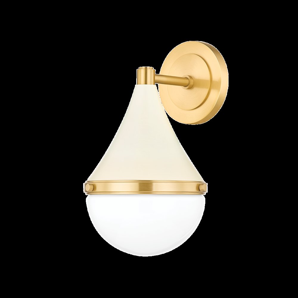 Ciara Wall Sconce, Aged Brass