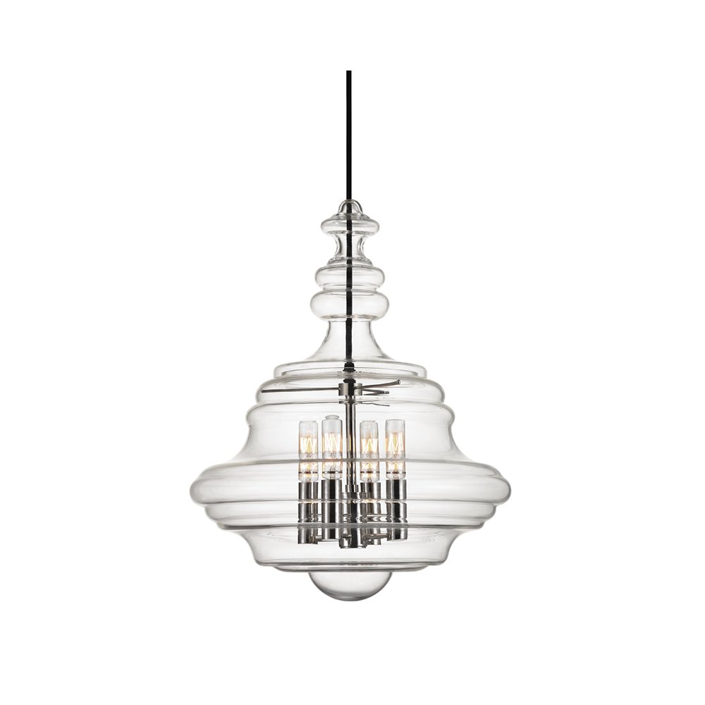 Washington Lantern, Polished Nickel