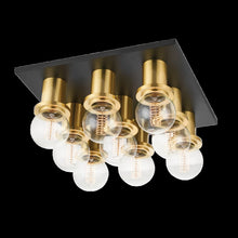 Brandi Flush Mount, Aged Brass