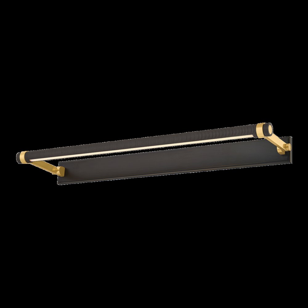 Duell Picture Light, Aged Brass
