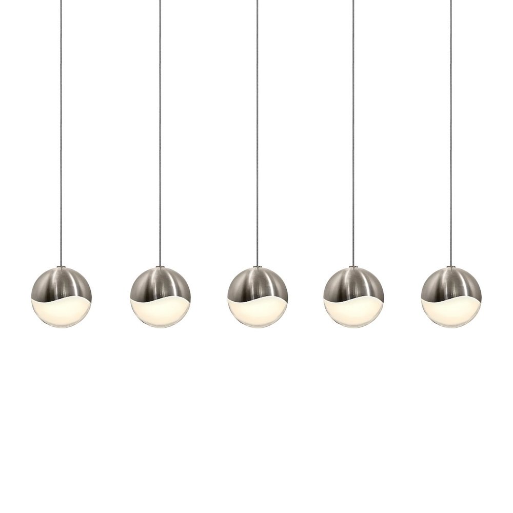 Grapes Pendant, Satin Nickel