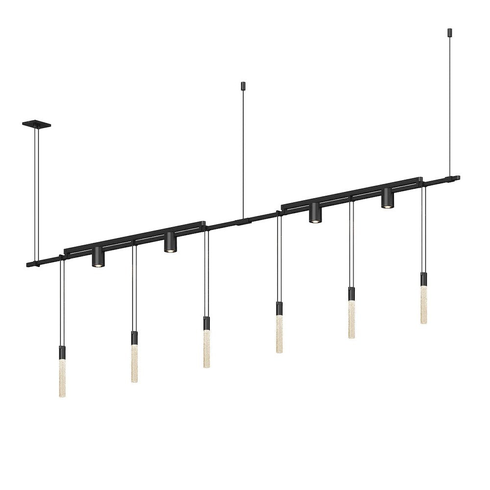 Suspenders Pendant, Satin Black
