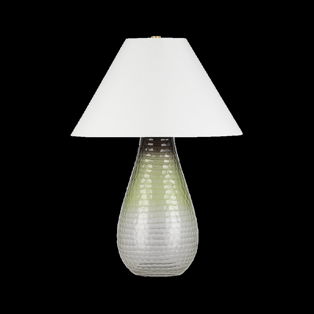 Mulberry Table Lamp, Aged Brass